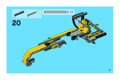 LEGO 8271 instructions page 21 – build guide