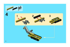 LEGO 8271 instructions page 4 – build guide