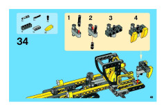 LEGO 8271 instructions page 43 – build guide