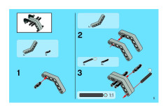 LEGO 8271 instructions page 5 – build guide