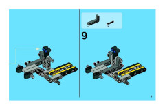 LEGO 8271 instructions page 9 – build guide