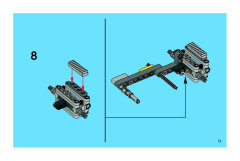 LEGO 8271 instructions page 11 – build guide