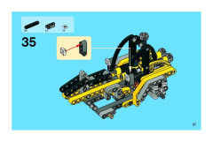 LEGO 8271 instructions page 57 – build guide