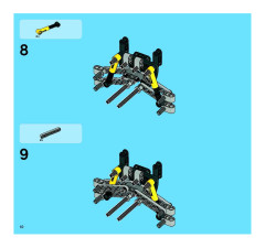 LEGO 8272 instructions page 10 – build guide