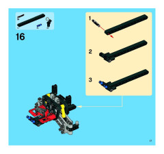 LEGO 8272 instructions page 17 – build guide