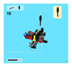 LEGO 8272 instructions page 21 – build guide