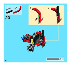 LEGO 8272 instructions page 22 – build guide
