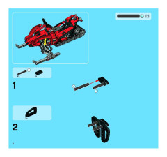 LEGO 8272 instructions page 4 – build guide