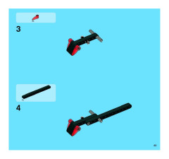 LEGO 8272 instructions page 43 – build guide
