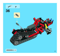 LEGO 8272 instructions page 45 – build guide