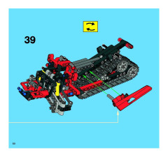 LEGO 8272 instructions page 50 – build guide