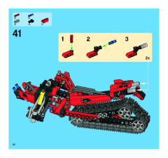 LEGO 8272 instructions page 52 – build guide