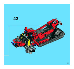 LEGO 8272 instructions page 55 – build guide