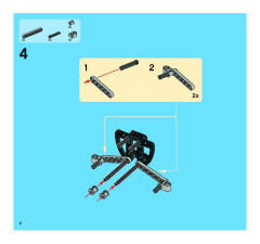 LEGO 8272 instructions page 6 – build guide