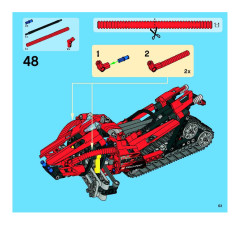LEGO 8272 instructions page 63 – build guide