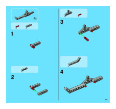 LEGO 8272 instructions page 65 – build guide