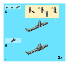 LEGO 8272 instructions page 66 – build guide