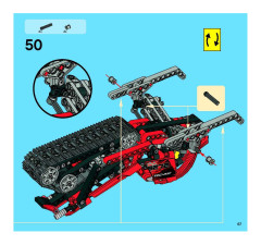 LEGO 8272 instructions page 67 – build guide