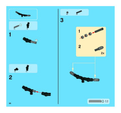 LEGO 8272 instructions page 68 – build guide