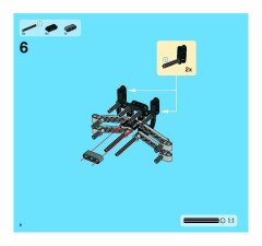 LEGO 8272 instructions page 8 – build guide