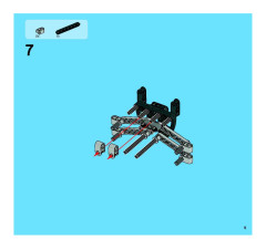 LEGO 8272 instructions page 9 – build guide