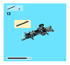 LEGO 8272 instructions page 11 – build guide