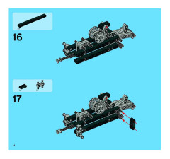LEGO 8272 instructions page 14 – build guide