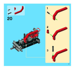LEGO 8272 instructions page 17 – build guide