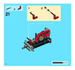 LEGO 8272 instructions page 18 – build guide