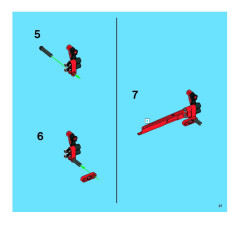 LEGO 8272 instructions page 21 – build guide