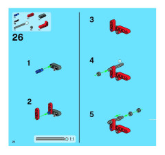 LEGO 8272 instructions page 26 – build guide