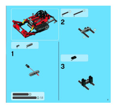 LEGO 8272 instructions page 3 – build guide