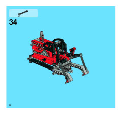 LEGO 8272 instructions page 36 – build guide