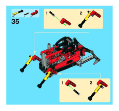 LEGO 8272 instructions page 37 – build guide