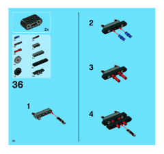 LEGO 8272 instructions page 38 – build guide