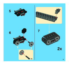 LEGO 8272 instructions page 39 – build guide