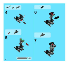 LEGO 8272 instructions page 4 – build guide