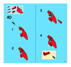 LEGO 8272 instructions page 45 – build guide