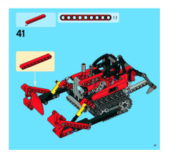 LEGO 8272 instructions page 47 – build guide