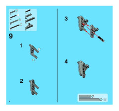 LEGO 8272 instructions page 6 – build guide