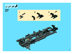 LEGO 8273 instructions page 27 – build guide