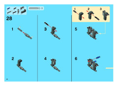 LEGO 8273 instructions page 28 – build guide