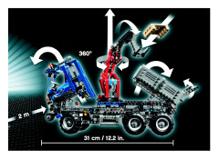LEGO 8273 instructions page 3 – build guide
