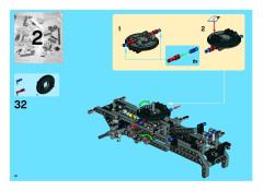 LEGO 8273 instructions page 36 – build guide