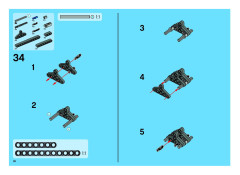 LEGO 8273 instructions page 38 – build guide