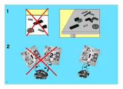 LEGO 8273 instructions page 4 – build guide