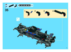 LEGO 8273 instructions page 41 – build guide