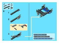 LEGO 8273 instructions page 20 – build guide