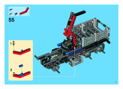LEGO 8273 instructions page 9 – build guide