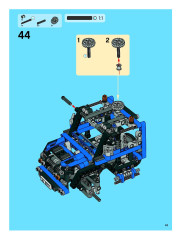 LEGO 8273 instructions page 43 – build guide